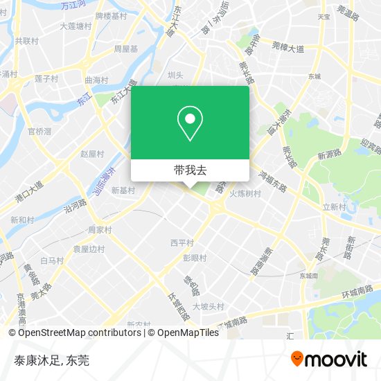 泰康沐足地图