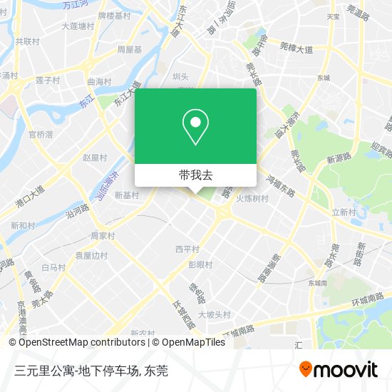 三元里公寓-地下停车场地图
