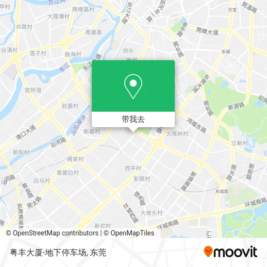 粤丰大厦-地下停车场地图