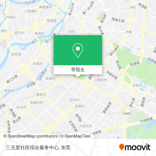 三元里社区综合服务中心地图