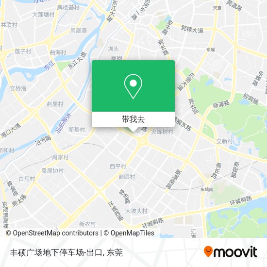 丰硕广场地下停车场-出口地图