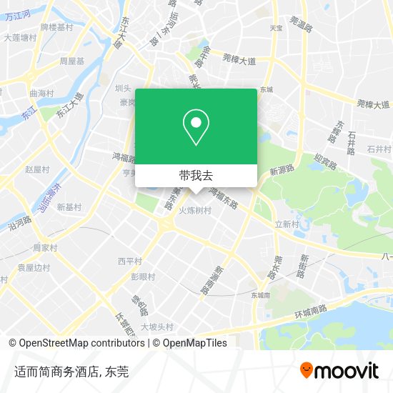 适而简商务酒店地图