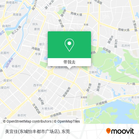 美宜佳(东城怡丰都市广场店)地图