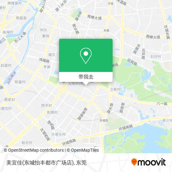 美宜佳(东城怡丰都市广场店)地图