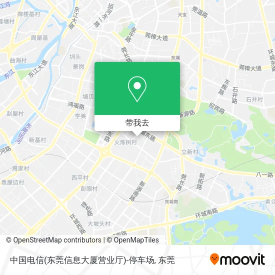 中国电信(东莞信息大厦营业厅)-停车场地图