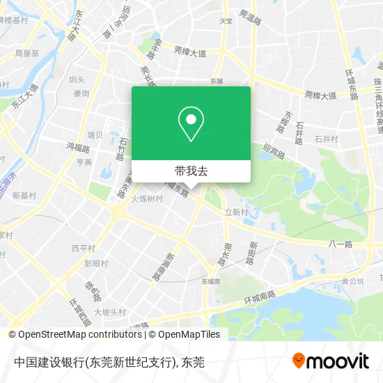 中国建设银行(东莞新世纪支行)地图
