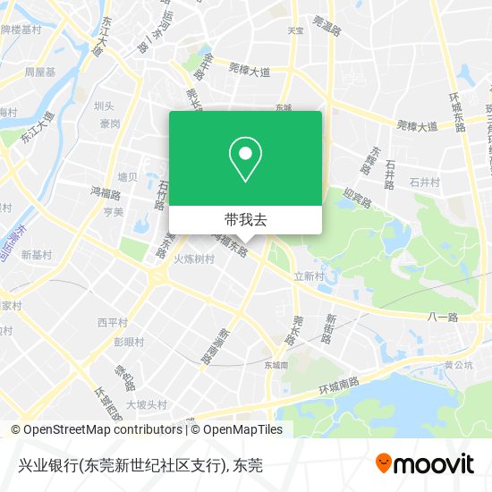 兴业银行(东莞新世纪社区支行)地图