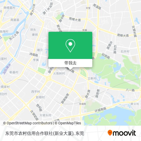 东莞市农村信用合作联社(新业大厦)地图