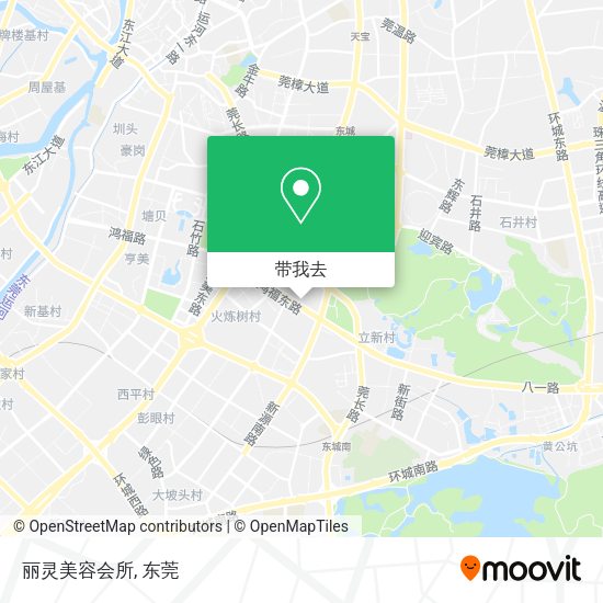 丽灵美容会所地图