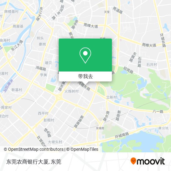 东莞农商银行大厦地图