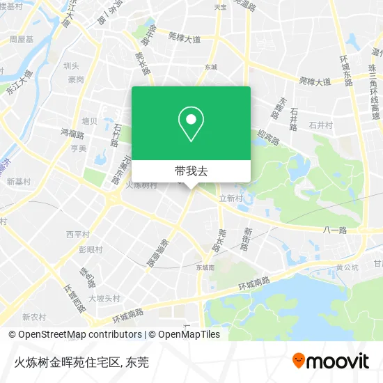 火炼树金晖苑住宅区地图