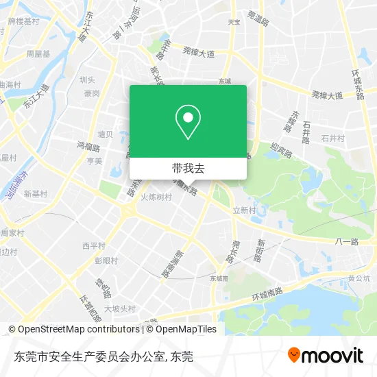 东莞市安全生产委员会办公室地图