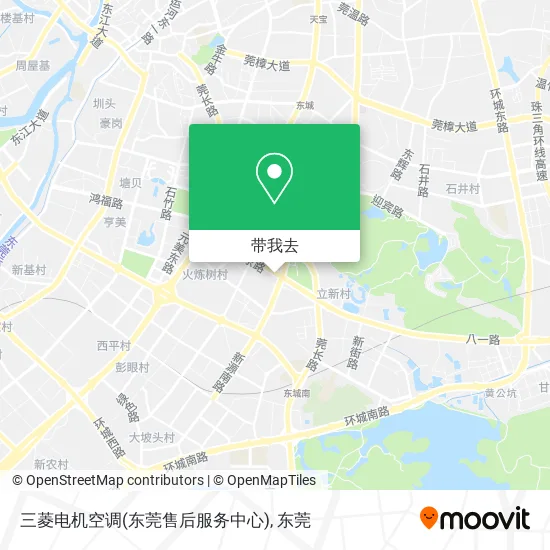 三菱电机空调(东莞售后服务中心)地图