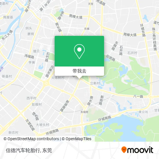 信德汽车轮胎行地图