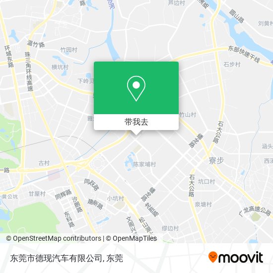 东莞市德现汽车有限公司地图