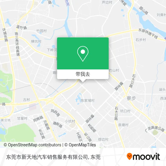 东莞市新天地汽车销售服务有限公司地图