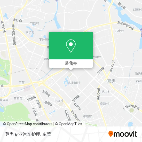 尊尚专业汽车护理地图