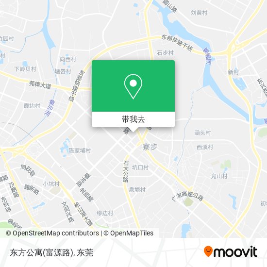 东方公寓(富源路)地图