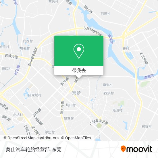 奥仕汽车轮胎经营部地图