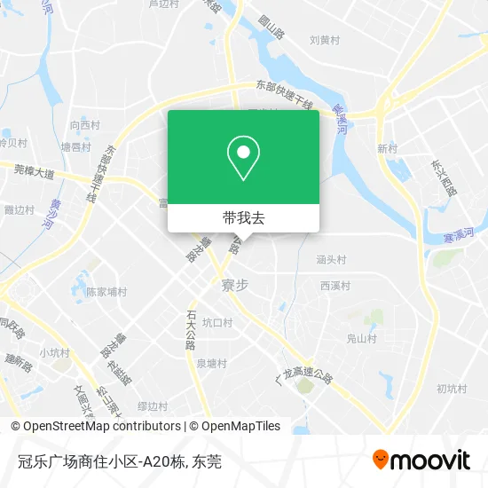 冠乐广场商住小区-A20栋地图