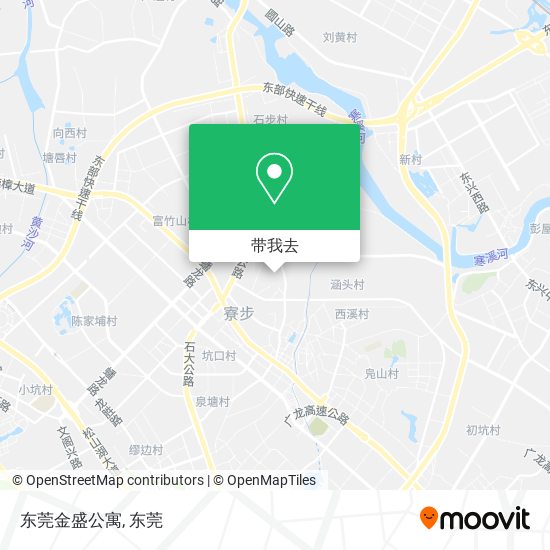东莞金盛公寓地图