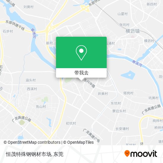 恒茂特殊钢钢材市场地图