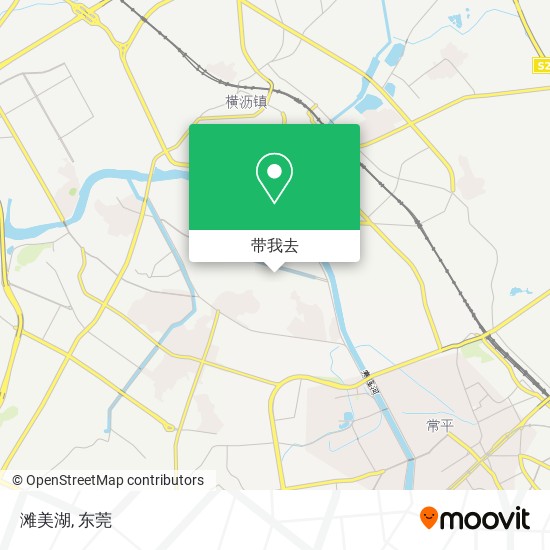 滩美湖地图