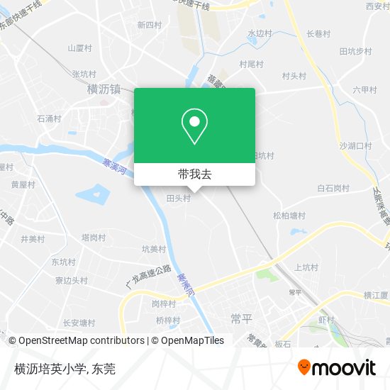 横沥培英小学地图