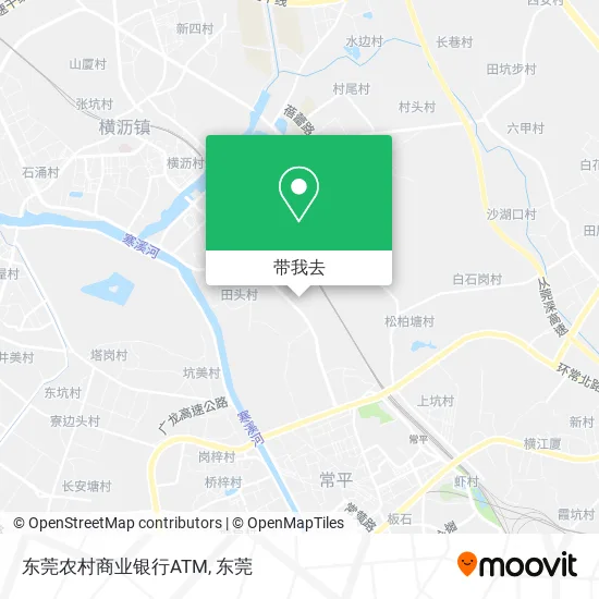 东莞农村商业银行ATM地图