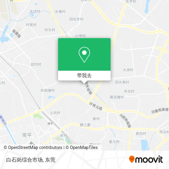 白石岗综合市场地图