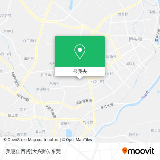 美惠佳百货(大兴路)地图