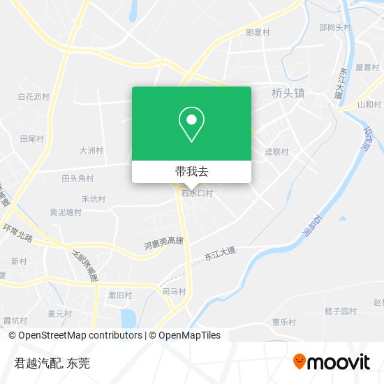 君越汽配地图