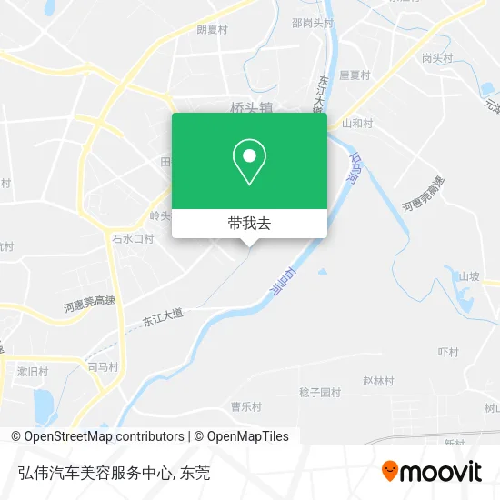 弘伟汽车美容服务中心地图