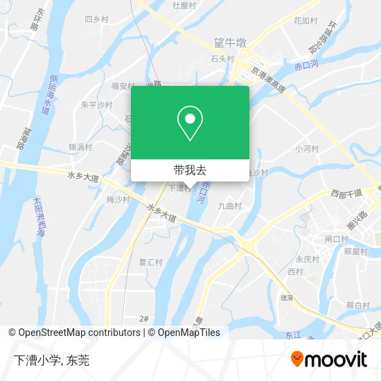 下漕小学地图