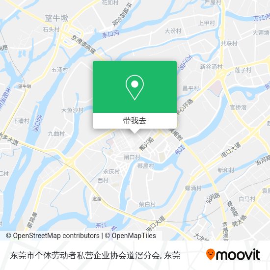 东莞市个体劳动者私营企业协会道滘分会地图