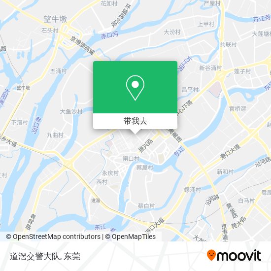 道滘交警大队地图