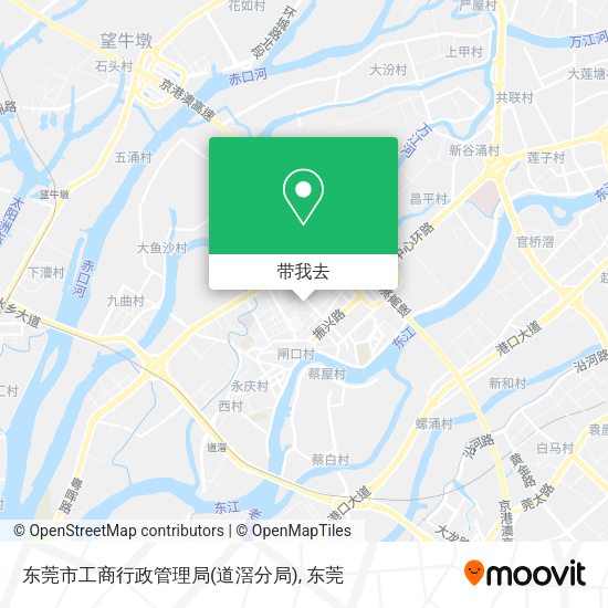 东莞市工商行政管理局(道滘分局)地图