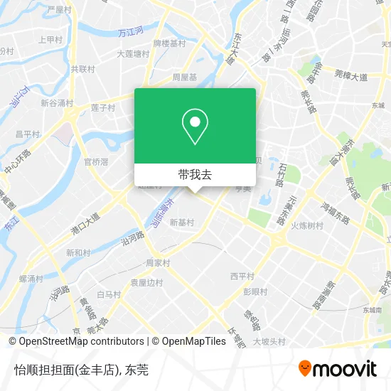 怡顺担担面(金丰店)地图