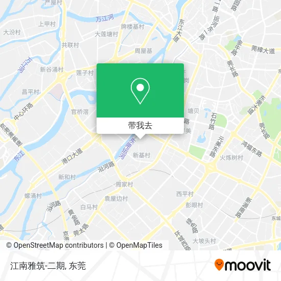 江南雅筑-二期地图