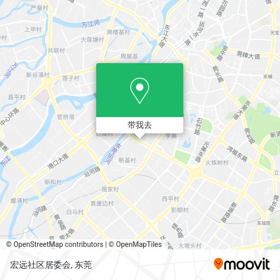 宏远社区居委会地图