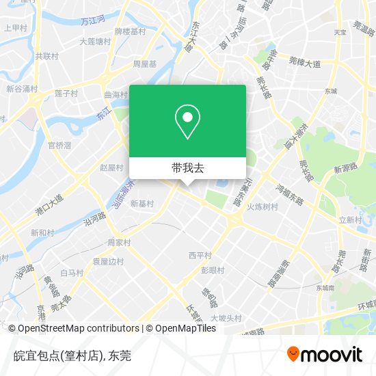 皖宜包点(篁村店)地图