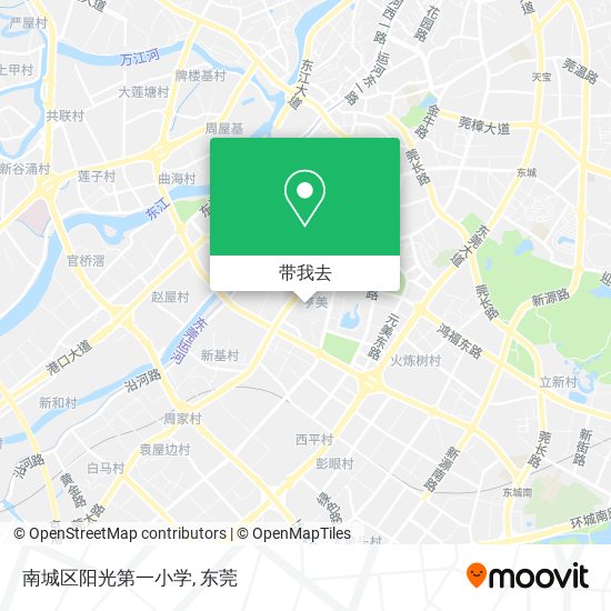 南城区阳光第一小学地图