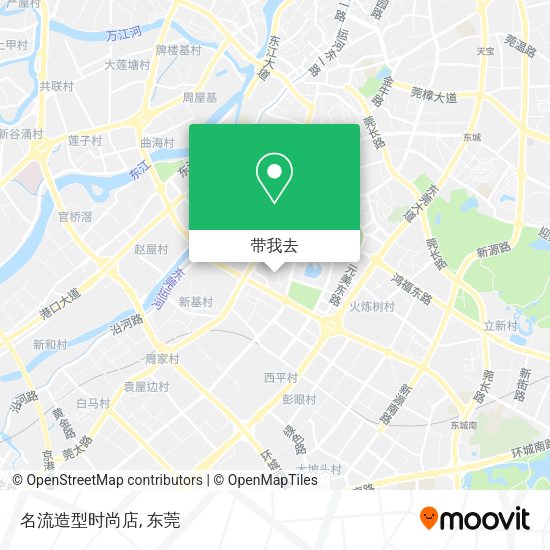 名流造型时尚店地图