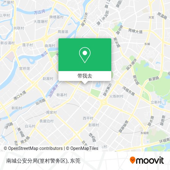 南城公安分局(篁村警务区)地图