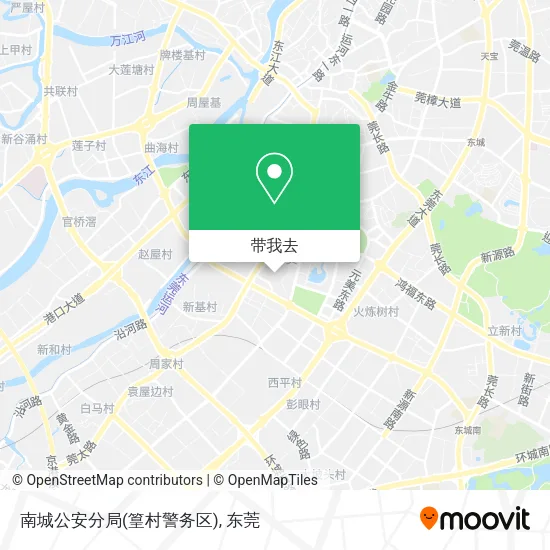 南城公安分局(篁村警务区)地图