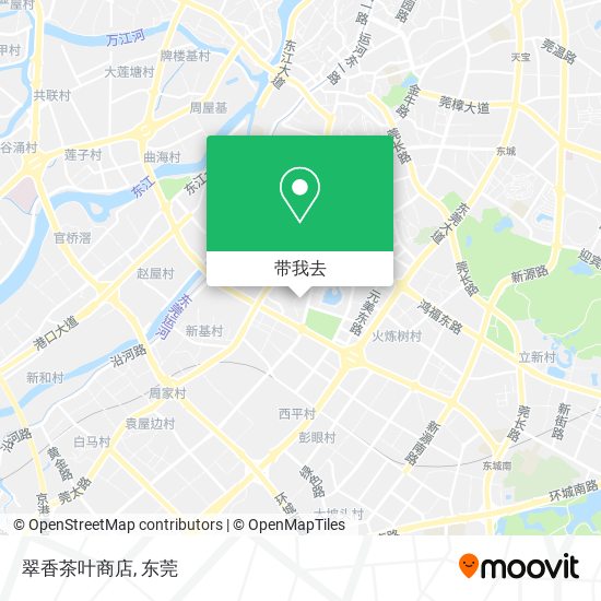 翠香茶叶商店地图