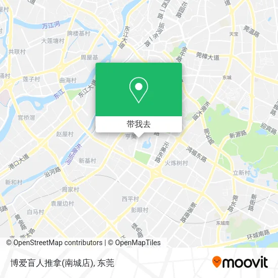 博爱盲人推拿(南城店)地图
