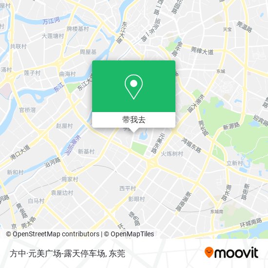 方中·元美广场-露天停车场地图