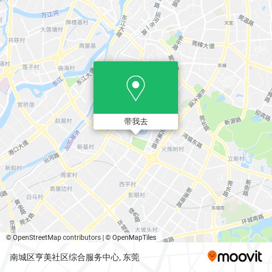南城区亨美社区综合服务中心地图