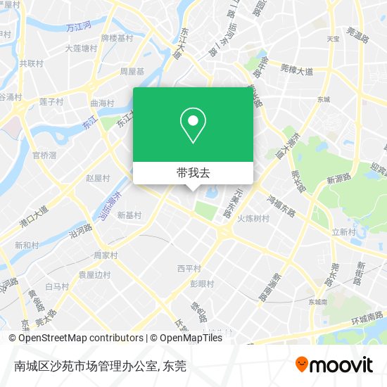 南城区沙苑市场管理办公室地图